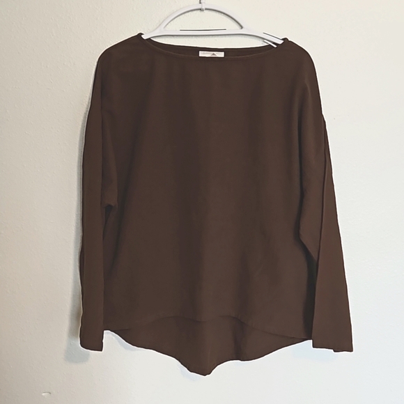 Soft Surroundings S Wide Sleeve High Low Top - Picture 1 of 6